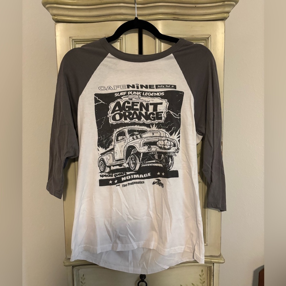 Women’s Agent Orange Concert Baseball Tee
